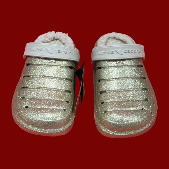 Rugged Shark - Unisex Kids Casual Lined - Clogs - Gold - 12 - Picture 6 of 14